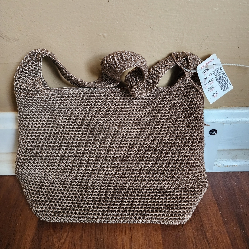 The Sak crochet mini purse